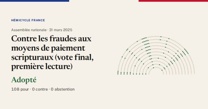Hémicycle : répartition des votes siège par siège