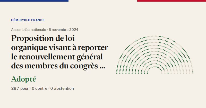 Hémicycle : répartition des votes siège par siège
