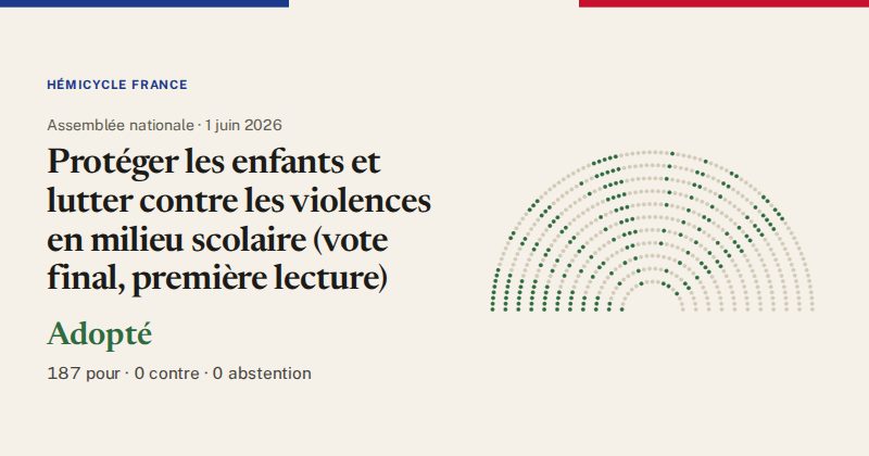 Hémicycle : répartition des votes siège par siège