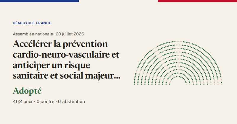Hémicycle : répartition des votes siège par siège